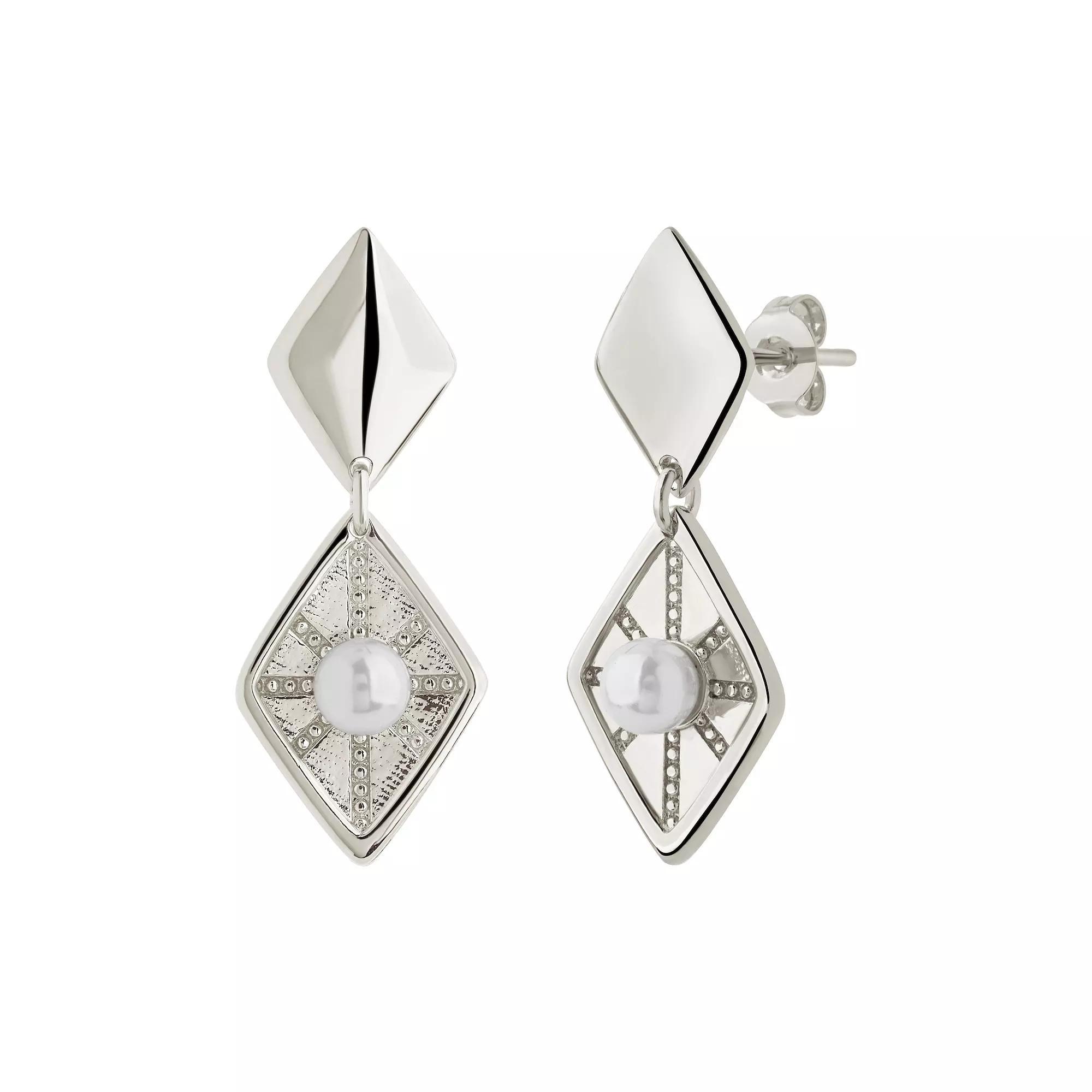 MC Collective Kenza Drop Earrings, Women's, Gold Tone Product Image