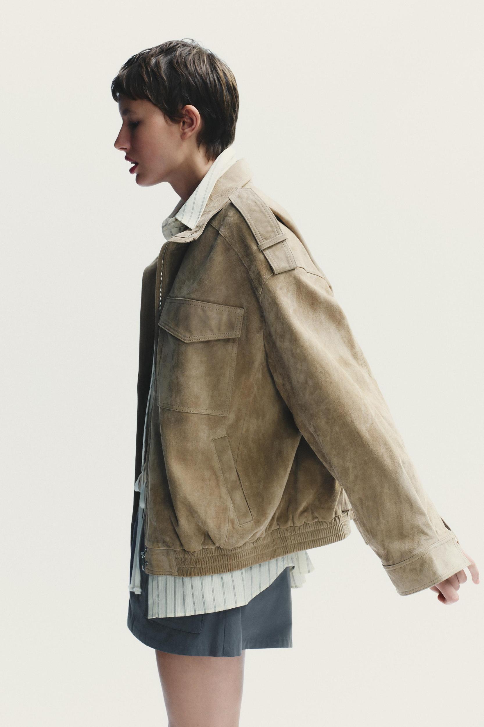 SUEDE LEATHER JACKET Product Image