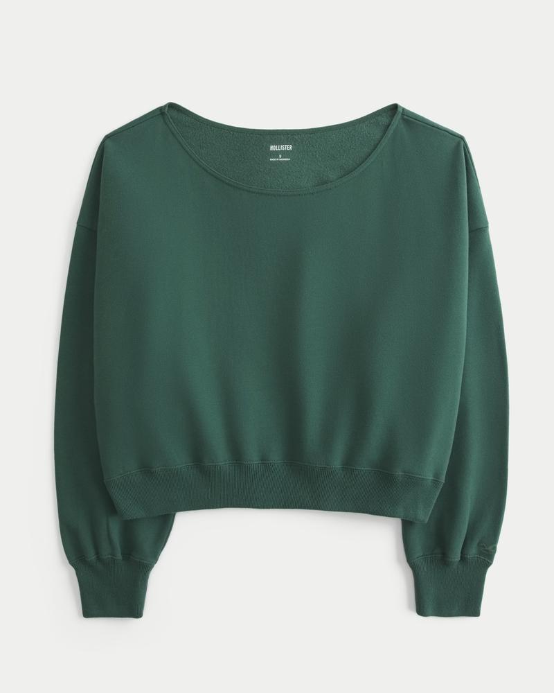 Easy Off-the-Shoulder Sweatshirt Product Image