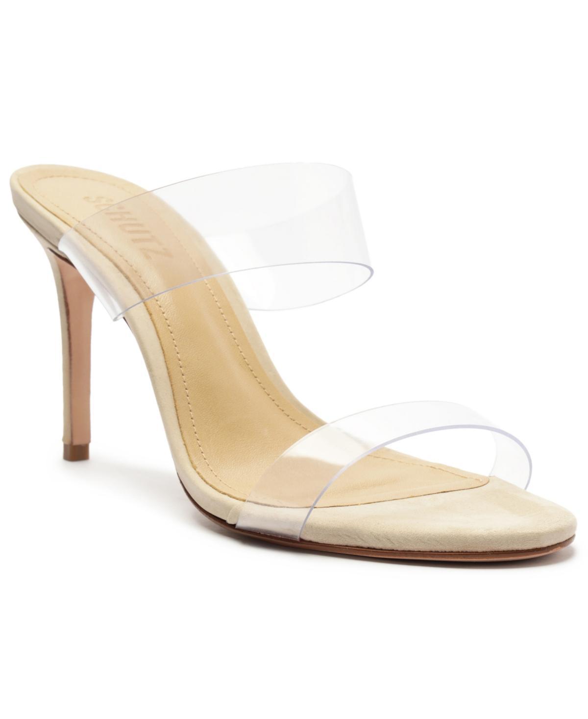 Womens Ariella 100MM Transparent Vinyl Mules Product Image