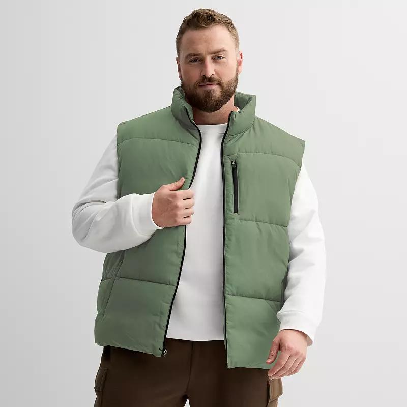 Big & Tall Tek Gear® Insulated Puffer Vest, Men's, Size: XL Tall, Pamina Purple Product Image