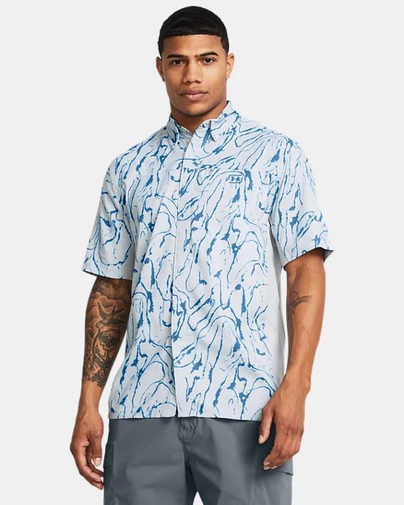 UA Fish Pro Hybrid Printed Mens Short Sleeve Product Image