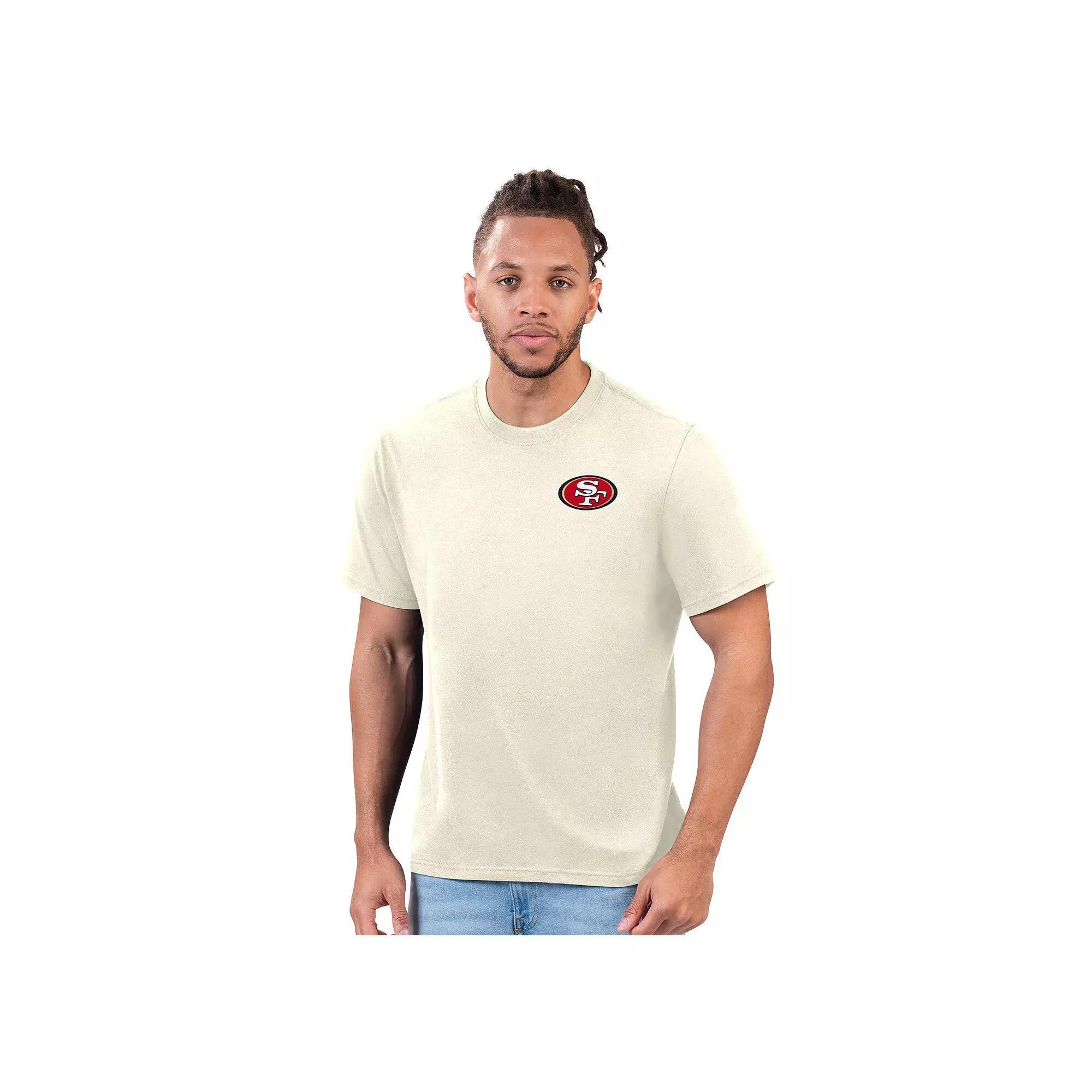 Men's Margaritaville Cream San Francisco 49ers Wastin' Away T-Shirt, Size: XL, Beige Product Image