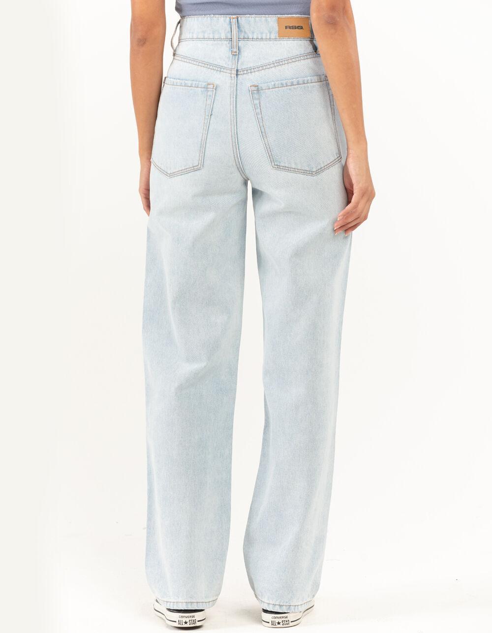 RSQ Womens High Rise Baggy Jeans - LIGHT VINTAGE WASH Product Image