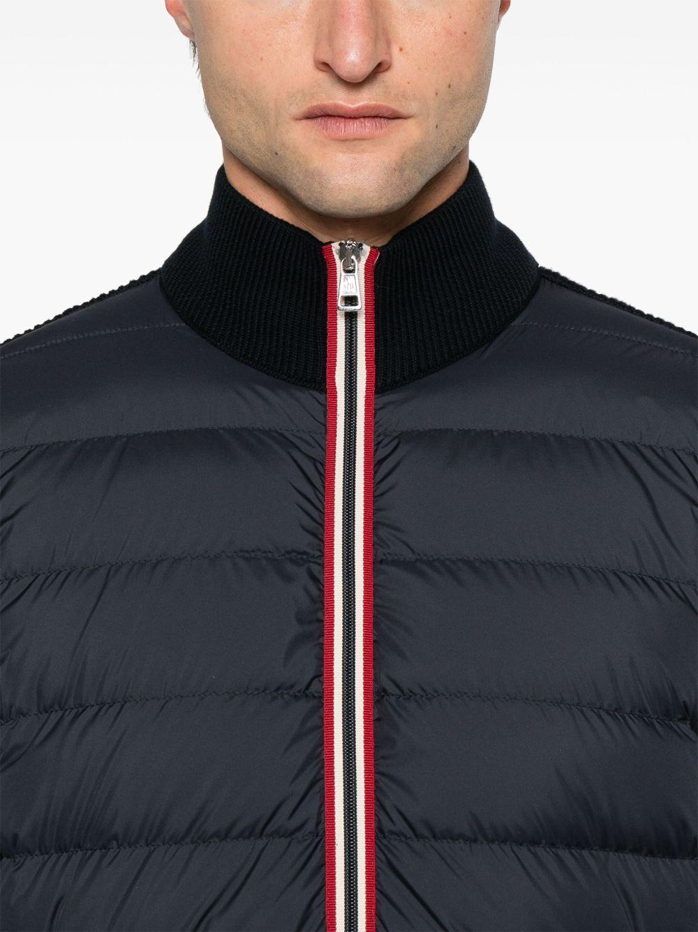 padded-panels cardigan Product Image