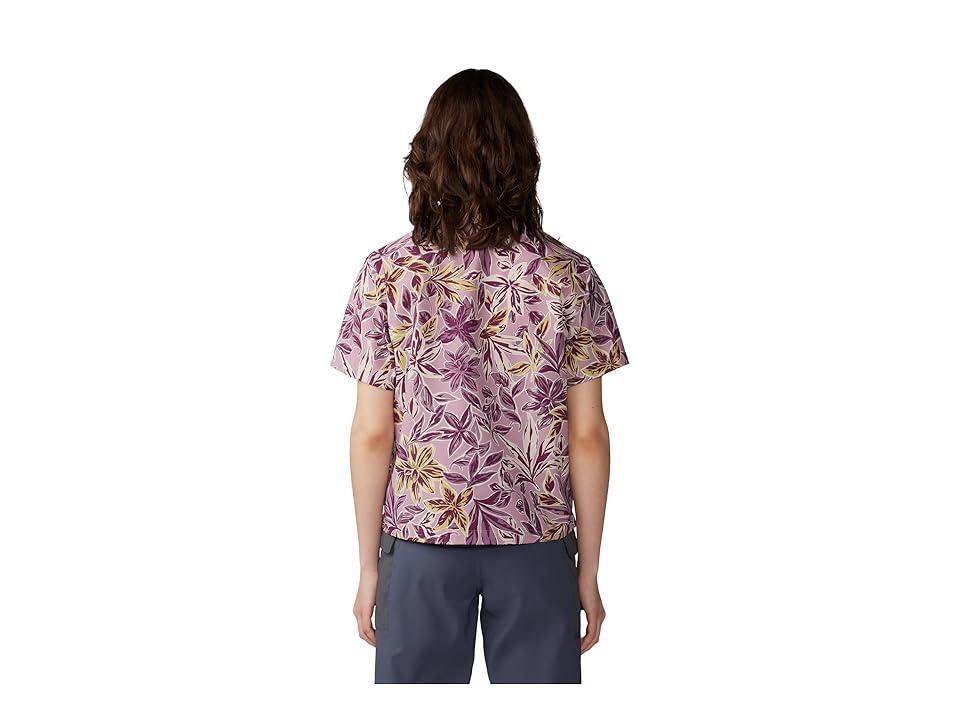 Mountain Hardwear Trail Sender Short Sleeve (Mantis Floral Print) Women's Clothing Product Image