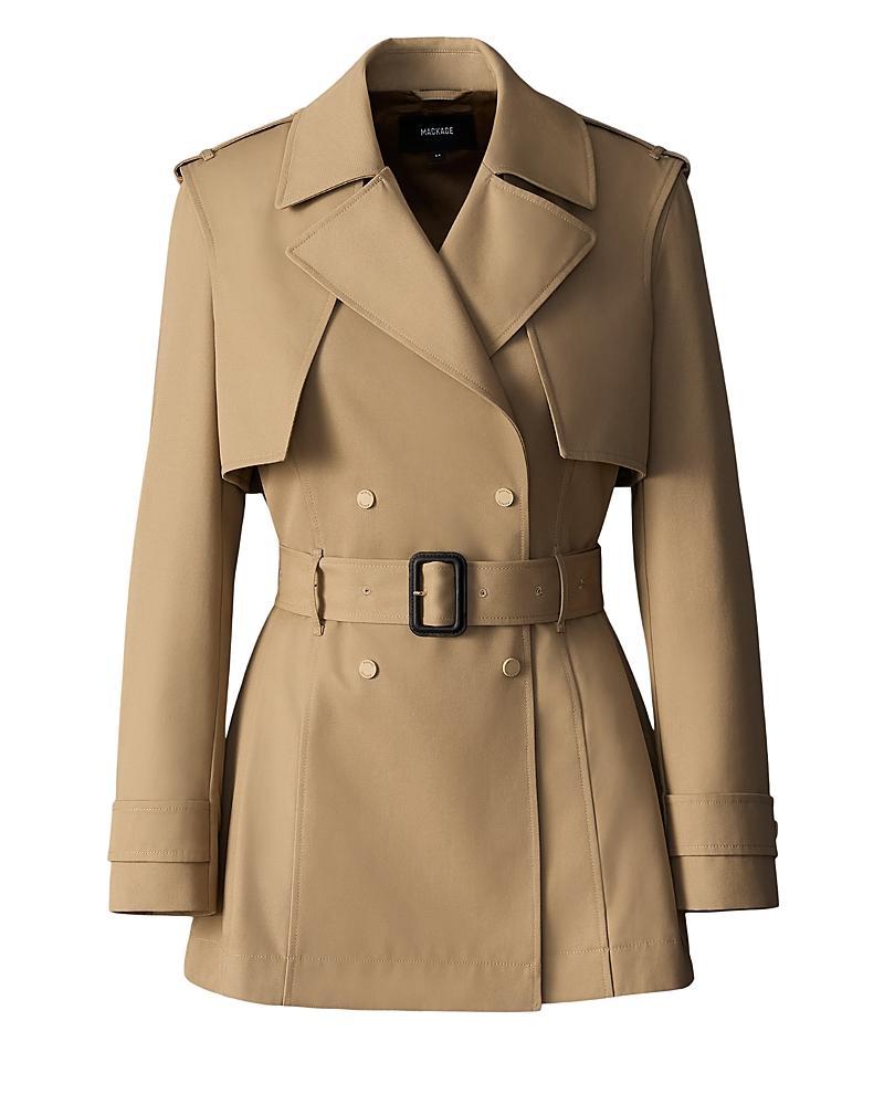 Mackage Adva Mid-Length Belted Trench Coat Product Image
