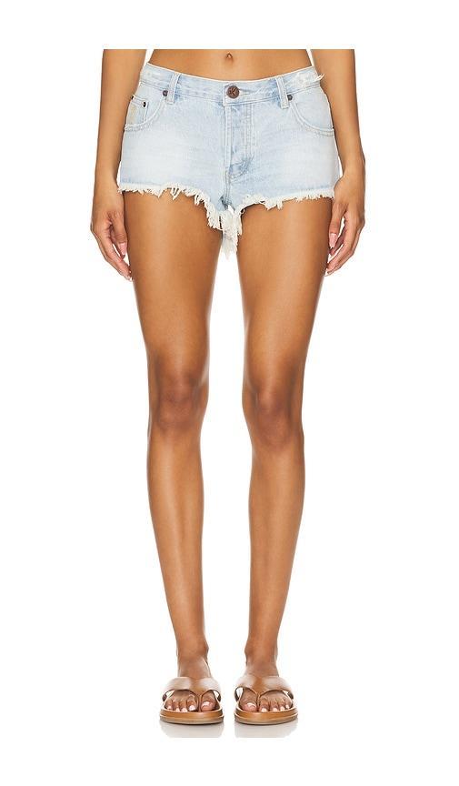 Bonitas Low Waist Denim Short One Teaspoon Product Image