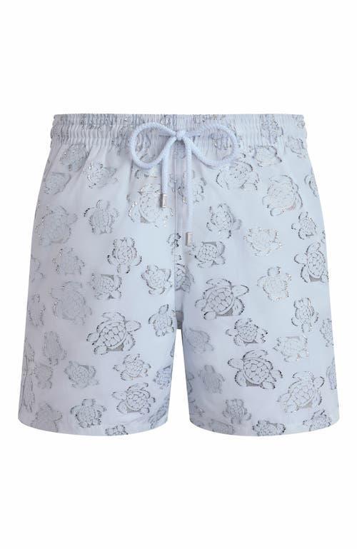 Mens Metallic Jacquard Swim Shorts Product Image
