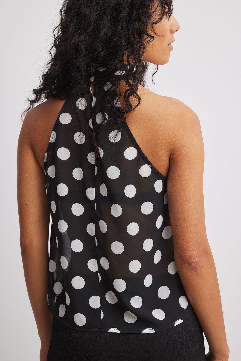 Halterneck Chiffon Top Product Image