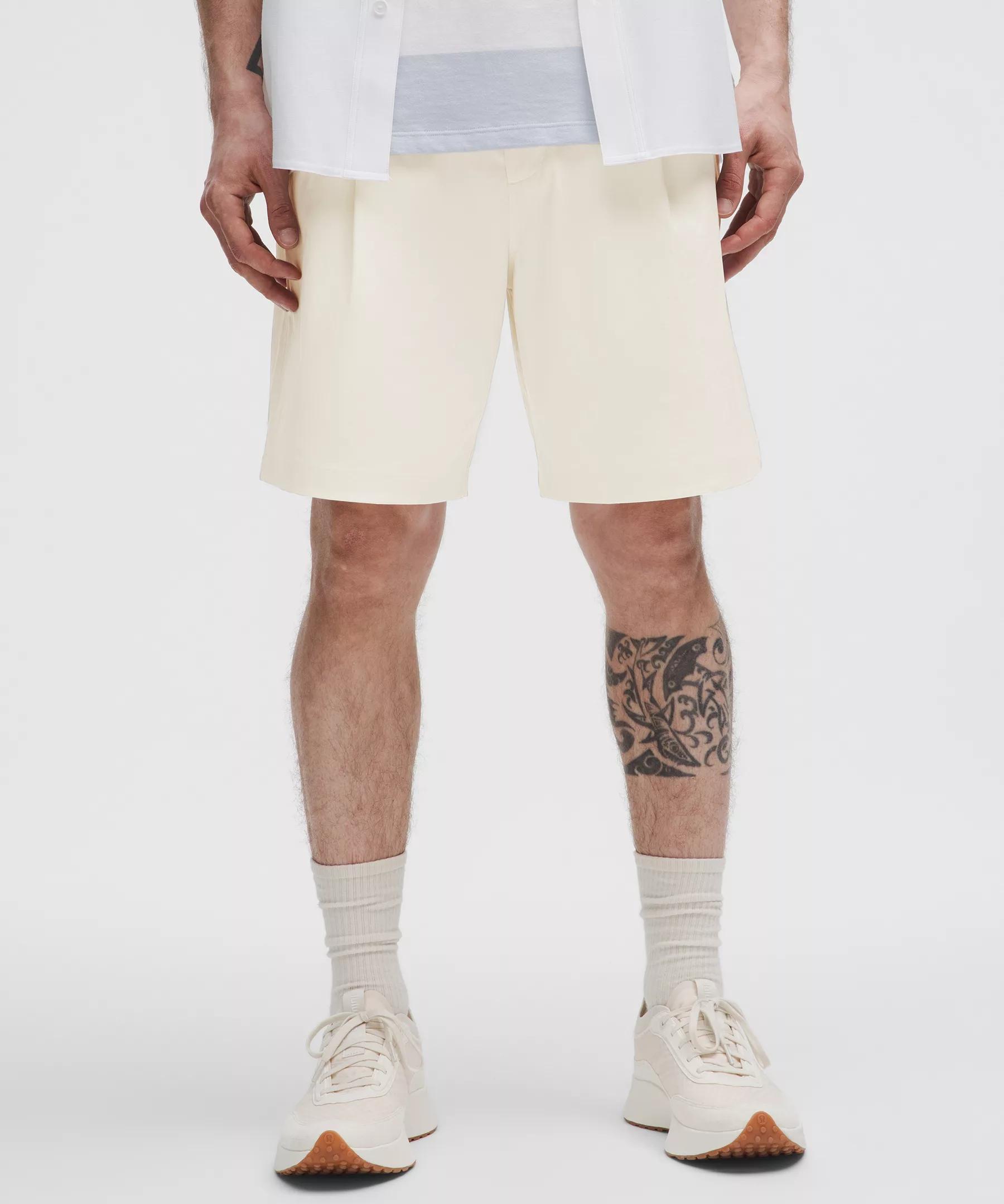 Woven Relaxed-Fit Pleated Short 8" Product Image