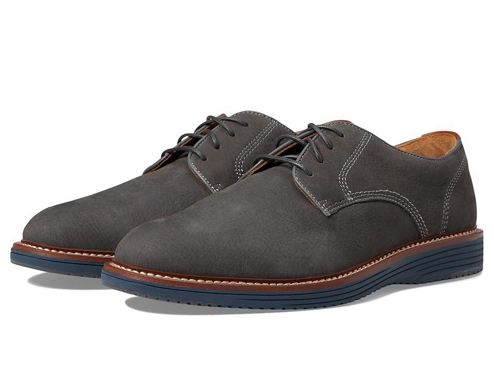Johnston  Murphy Mens Upton Nubuck Plain Toe Lace Up Oxfords Product Image
