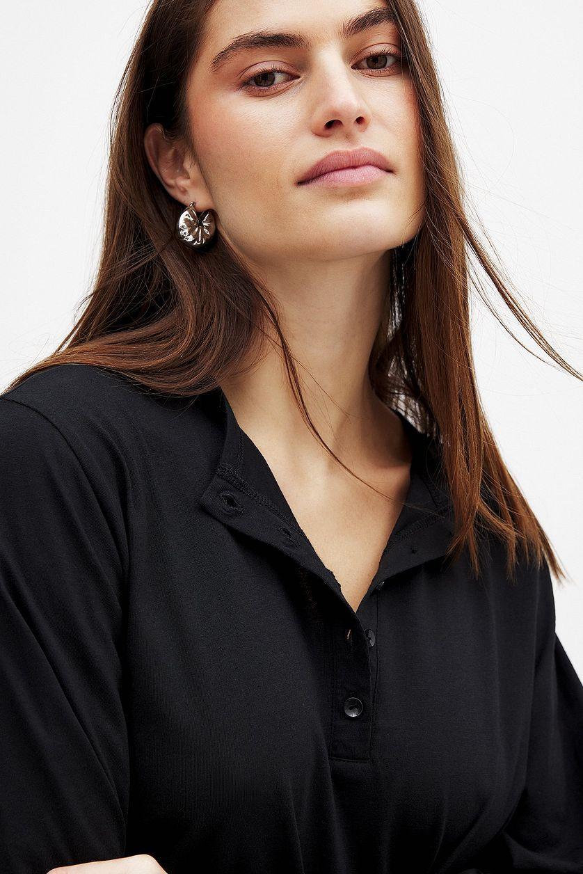Button Long Sleeve Top Product Image