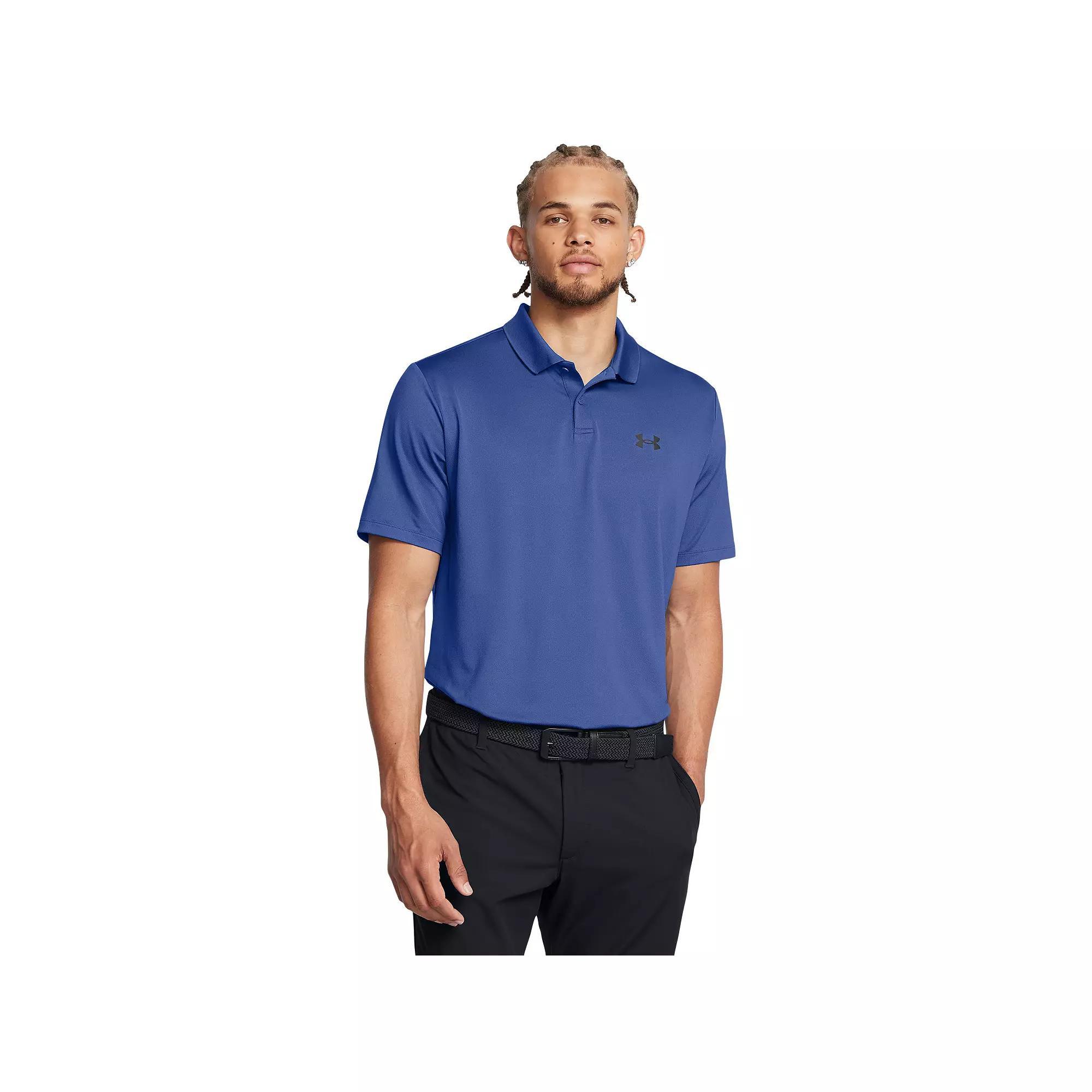 Men's Under Armour Performance 3.0 Polo, Size: Small, Tech Blue Product Image