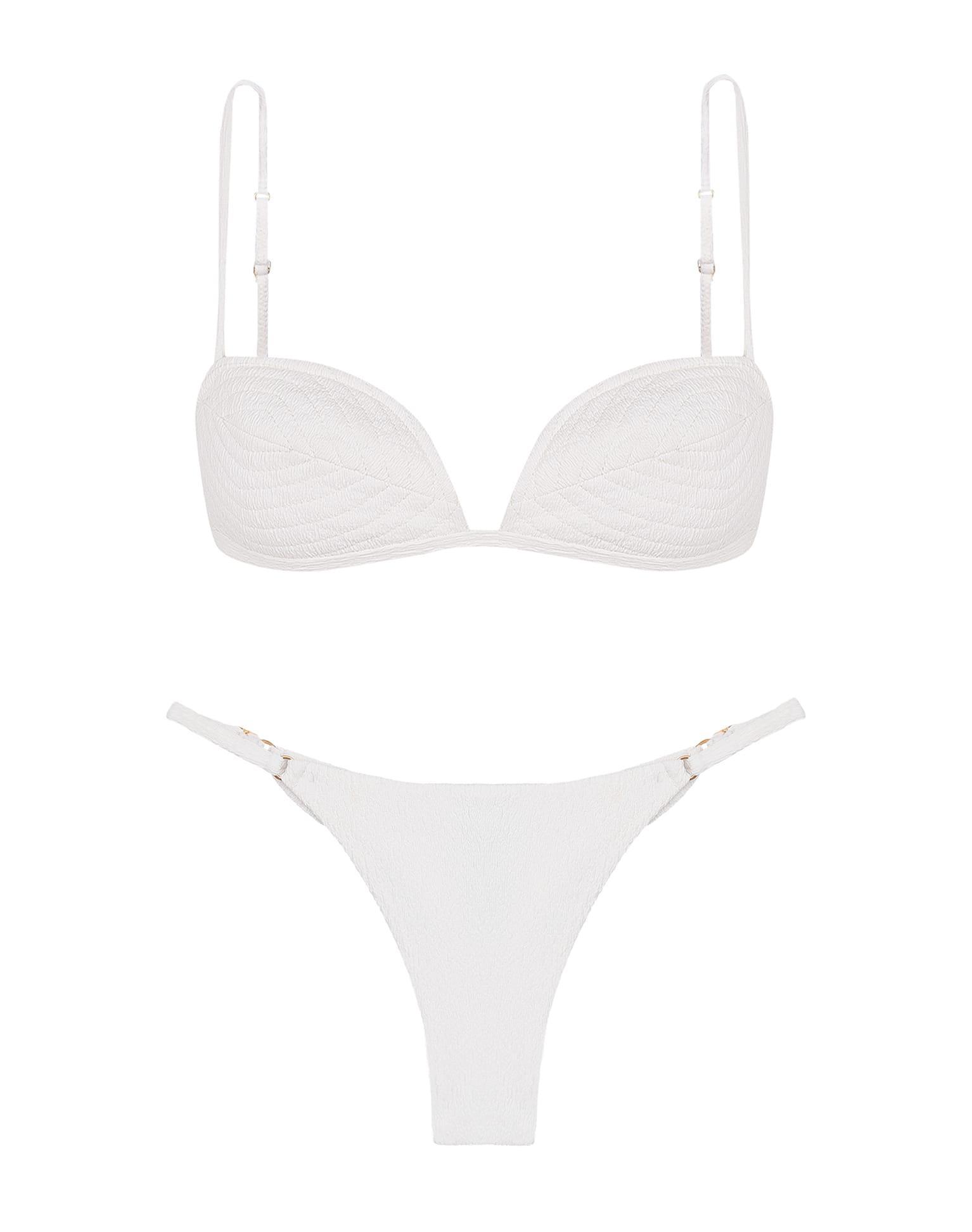 Firenze Emily Gabi Top (Exchange Only) - White Product Image
