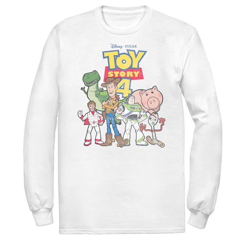Men's Disney/Pixar Toy Story 4 Character Tee, Size: Small, White Product Image