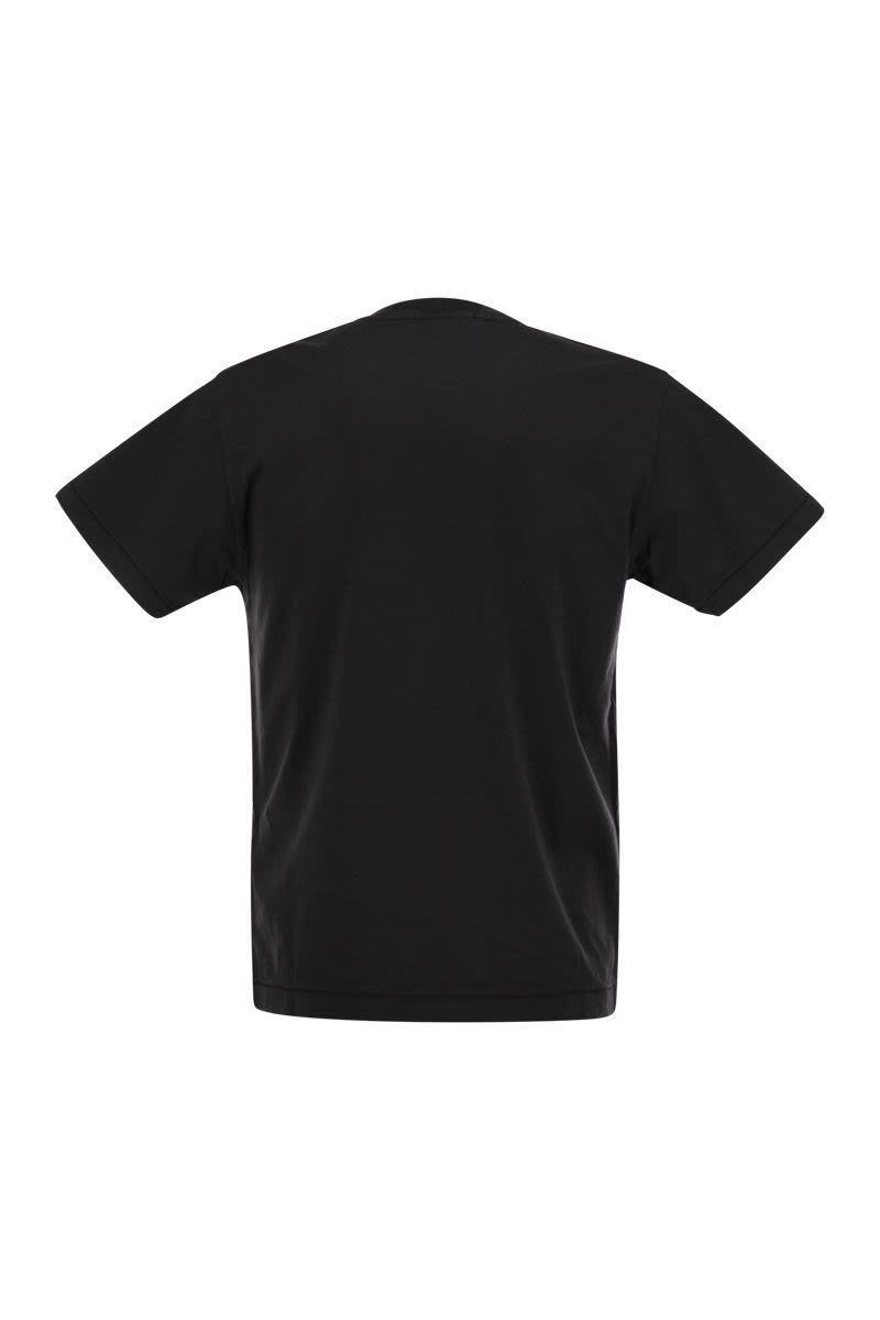 STONE ISLAND Short Sleeved T Shirt In Black Product Image