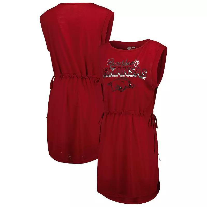Women's G-III 4Her by Carl Banks Cardinal Arkansas Razorbacks GOAT Swimsuit Cover-Up Dress, Size: Large, Red Product Image