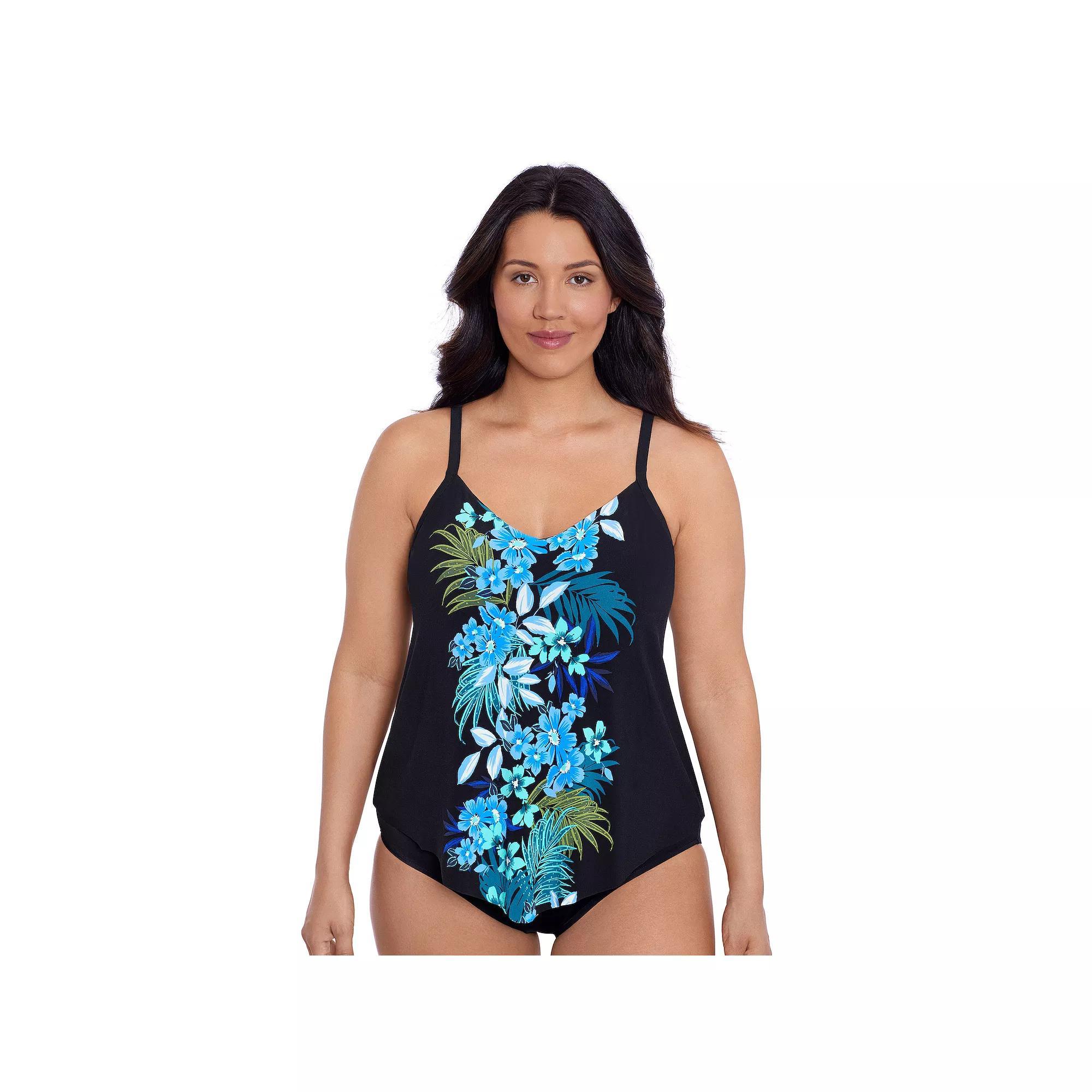 Womens Trimshaper Hank Tankini Swimsuit Top Product Image