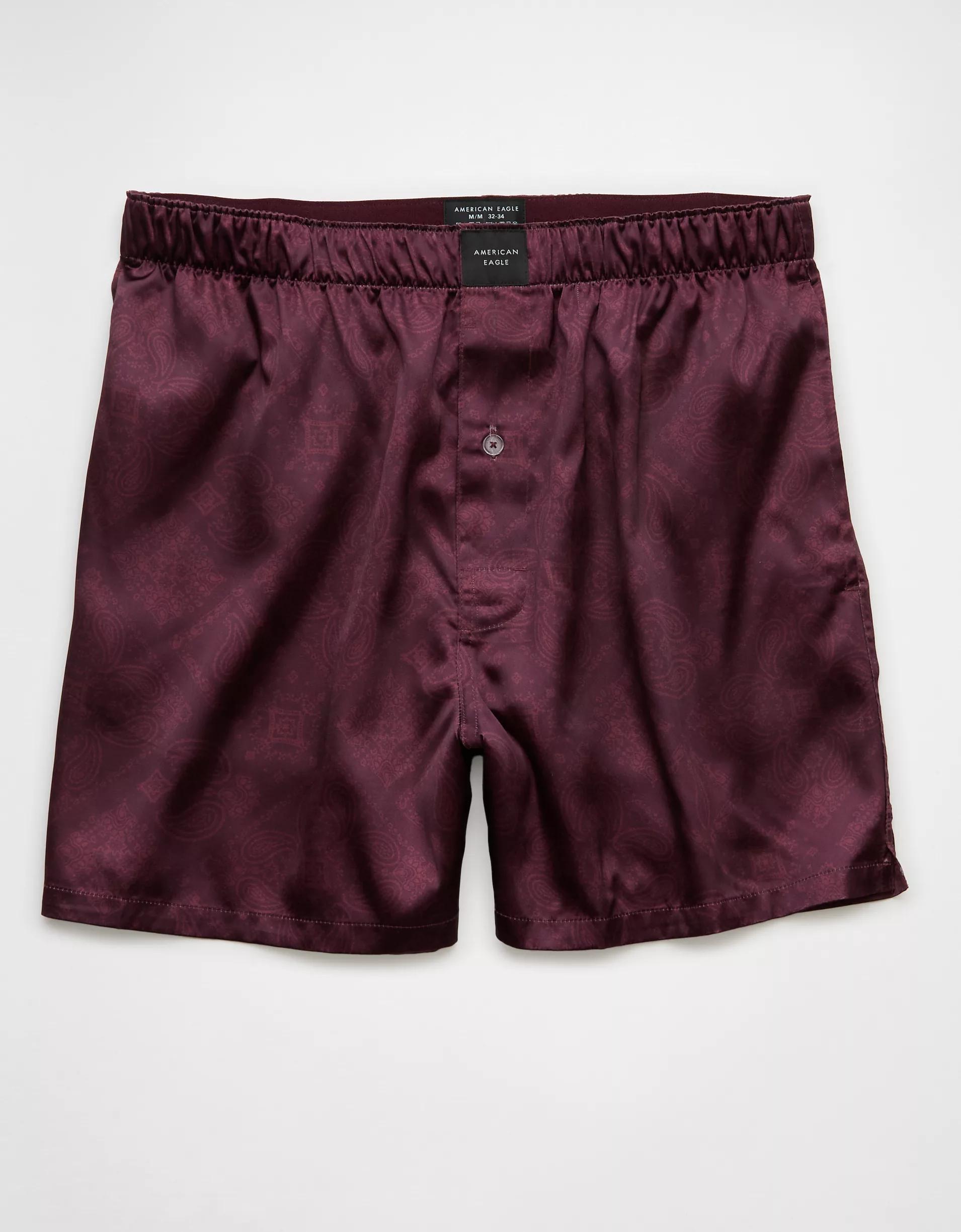 AEO Men's Bandana Satin Pocket Boxer Short Product Image