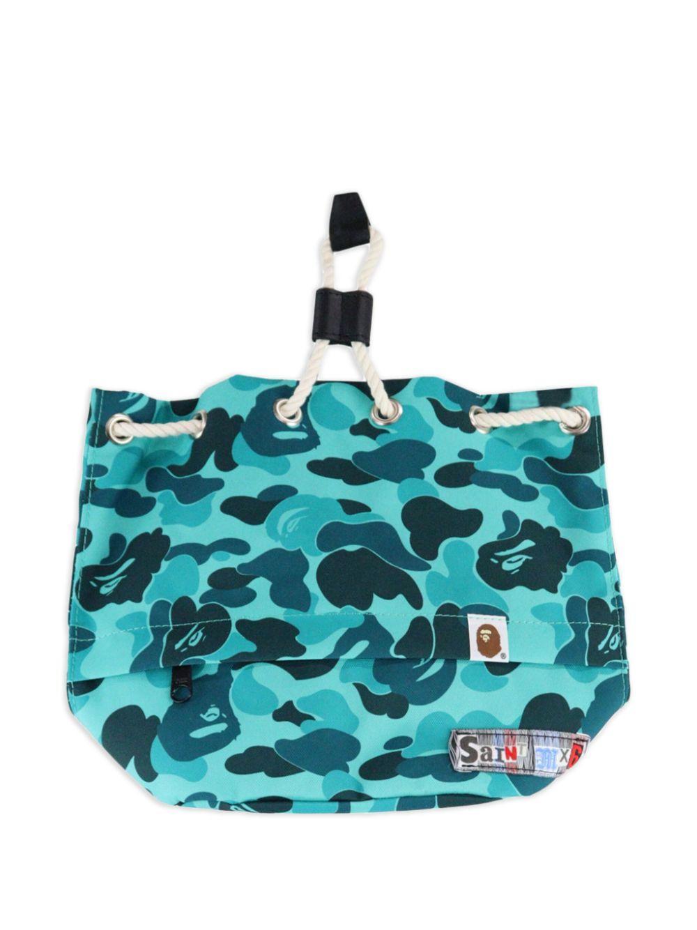 x BAPE camouflage-print bucket bag Product Image