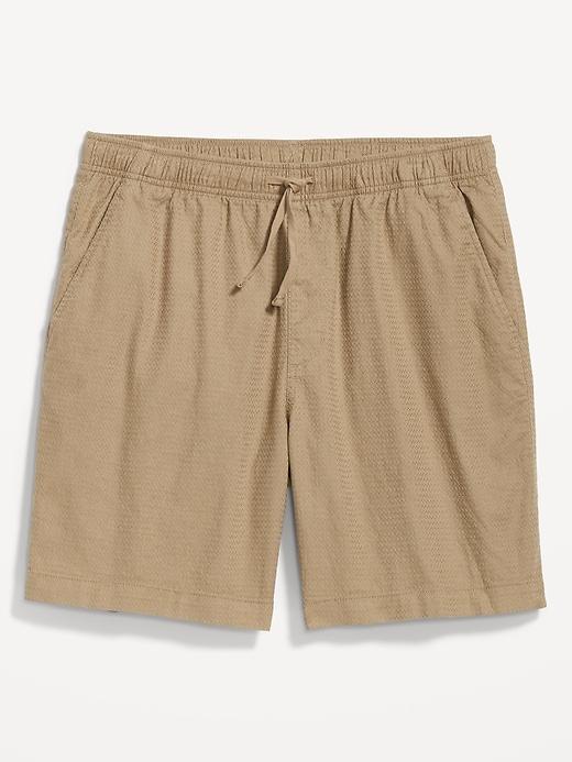 Textured Jogger Shorts -- 7-inch inseam Product Image
