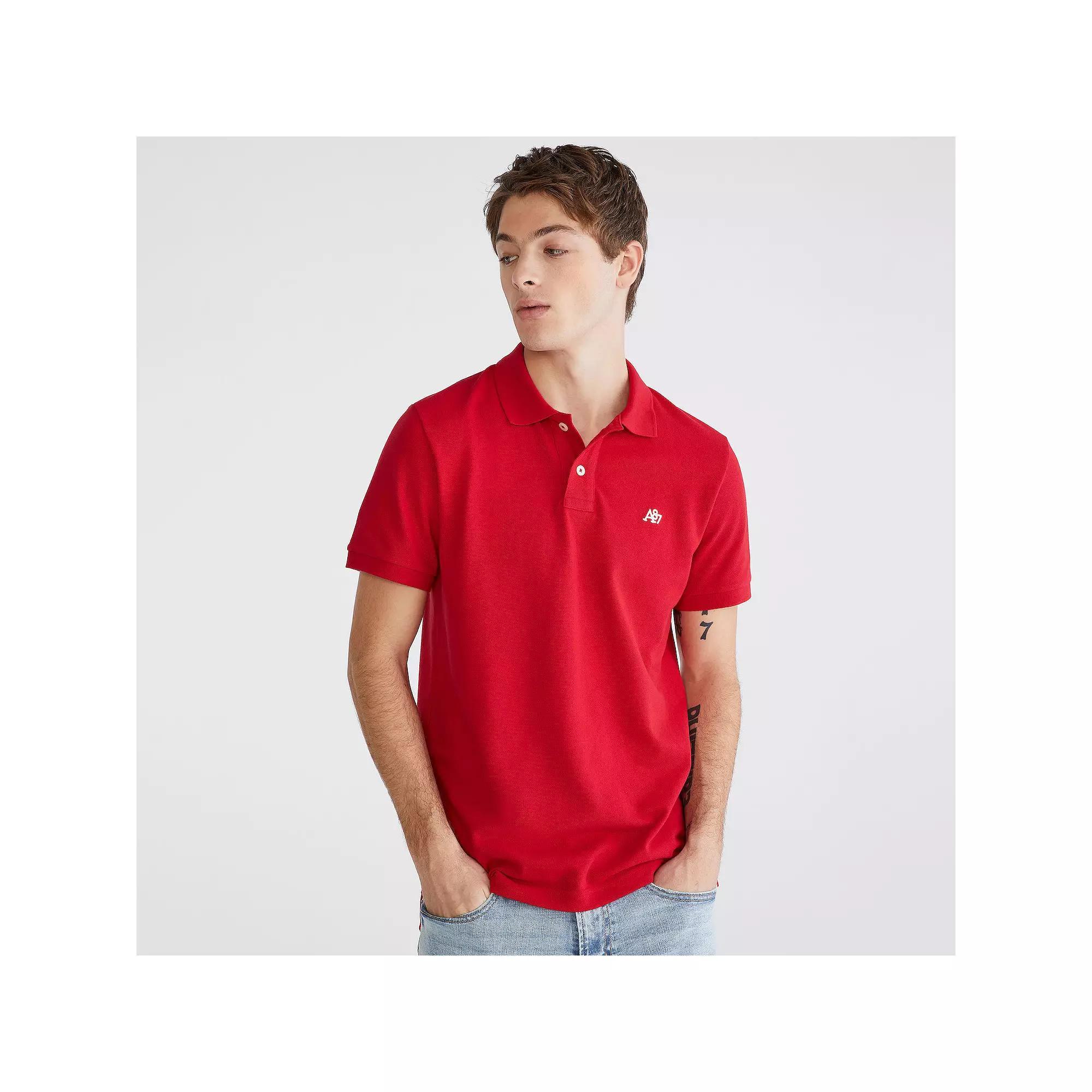 Mens Aeropostale Short Sleeve Pique Polo Product Image