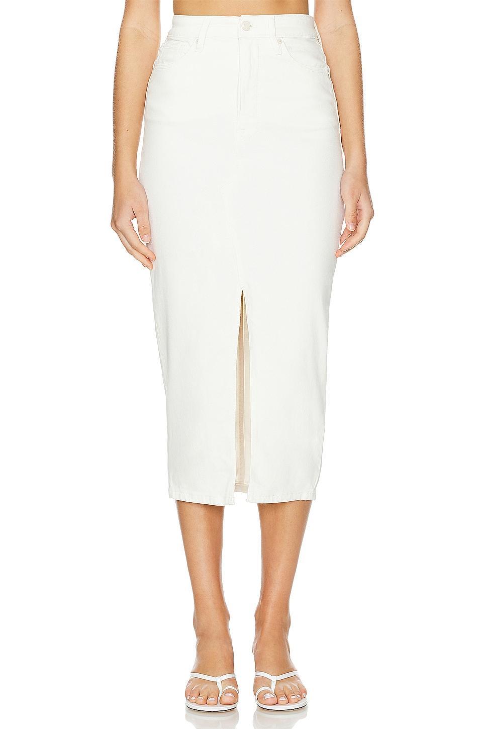 Slit Front Midi Skirt Good American Product Image