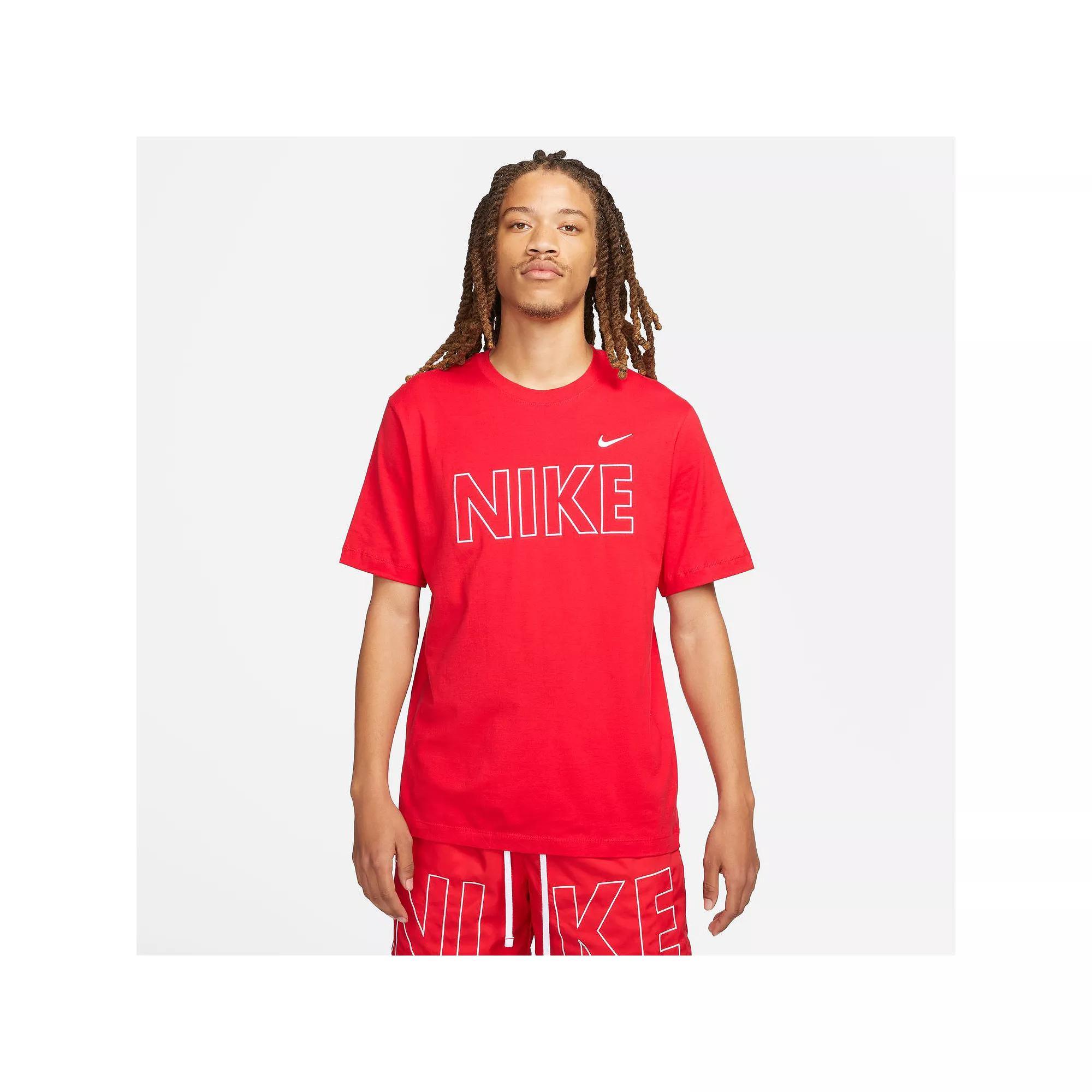 Mens Nike Sportswear Bold Embroidery Graphic Tee Product Image