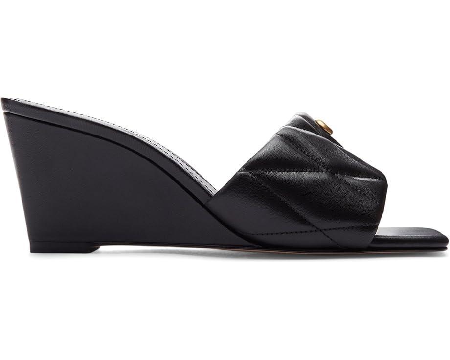 Sculpted C Leather Block Heel Sandals Product Image