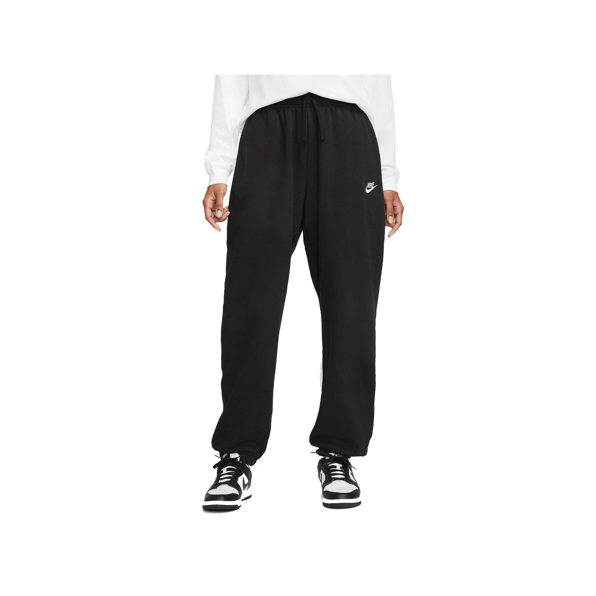Women's Nike Sportswear Oversized Club Fleece Sweatpants, Size: Small, Black Product Image