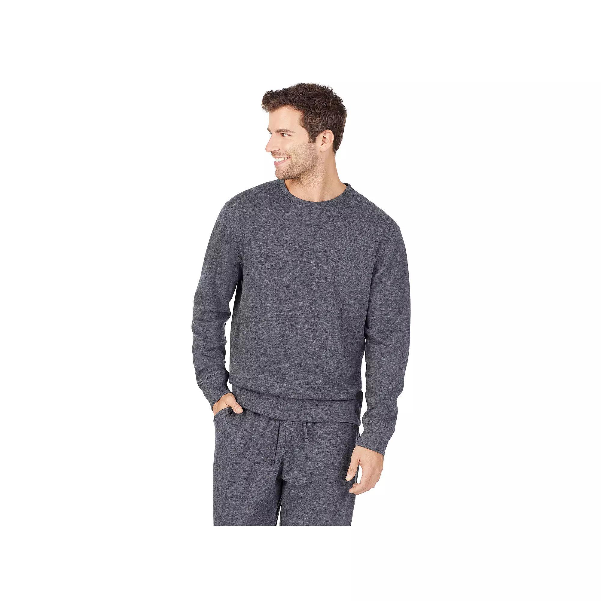 Big & Tall Cuddl Duds® Essentials Pajama Top, Men's, Size: 4XB, Black Product Image