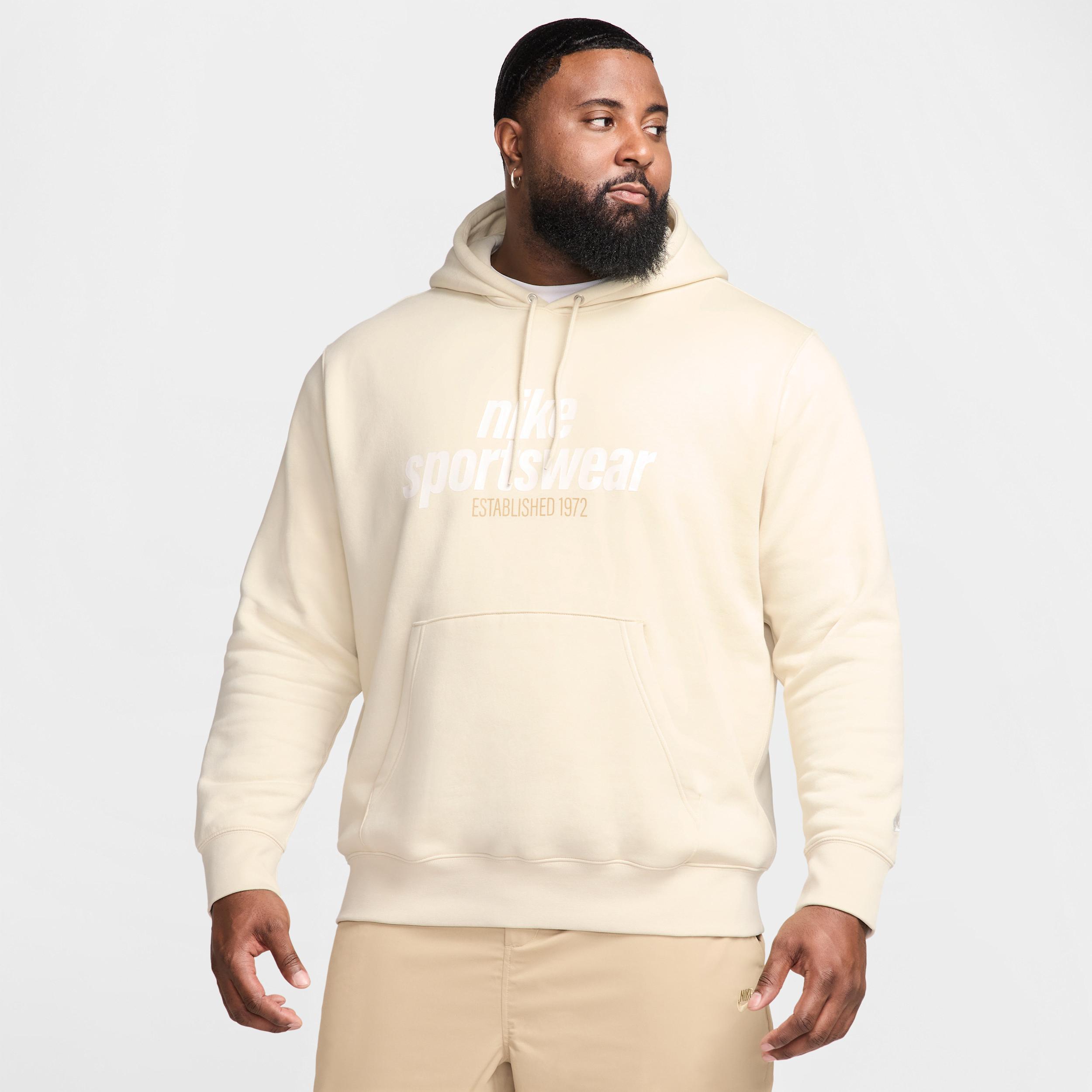 Nike Sportswear Club Graphic Hoodie Sweatshirt Mens at Urban Outfitters Product Image