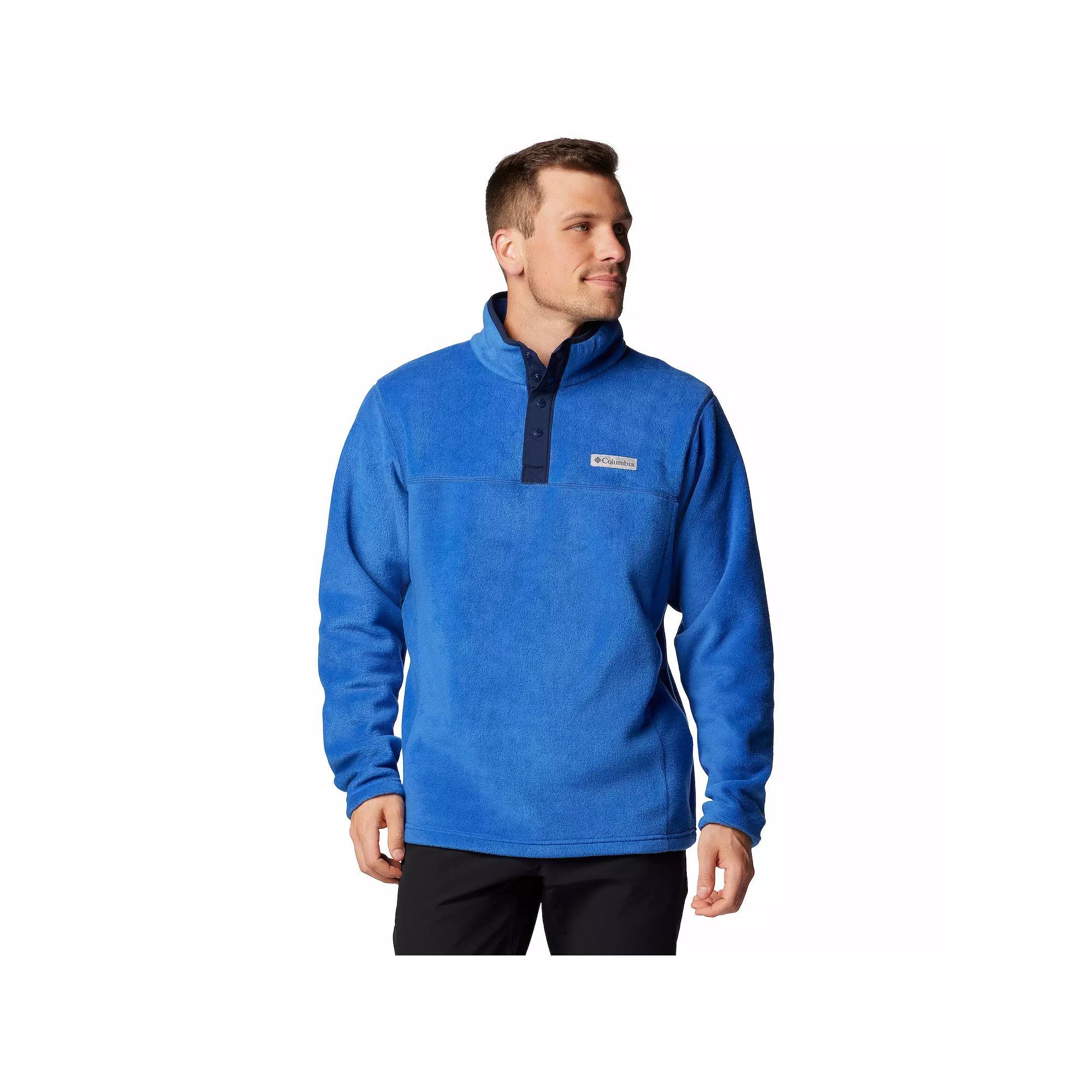 Men's Columbia Steens Mountain II Half-Snap Pullover, Size: XL, Mountain Blue Product Image