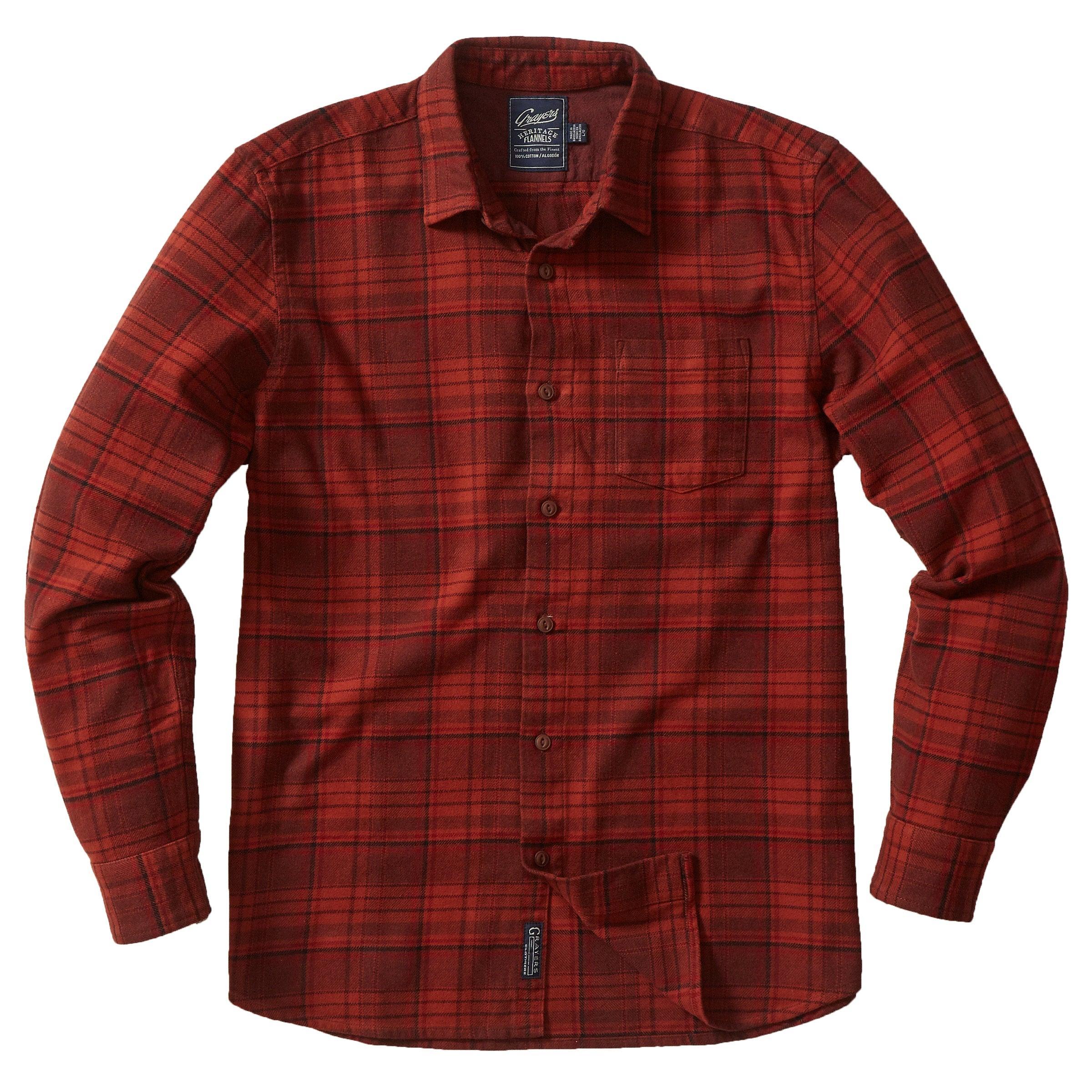 Russet Heritage Flannel - Russet Red (Final Sale) Product Image