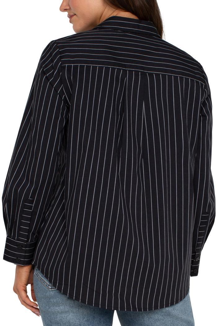 Long Slv Classic Fit Button Front Woven Shirt Product Image