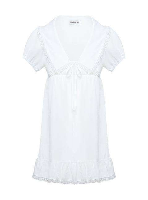 Penelofie Mini Dress White Product Image