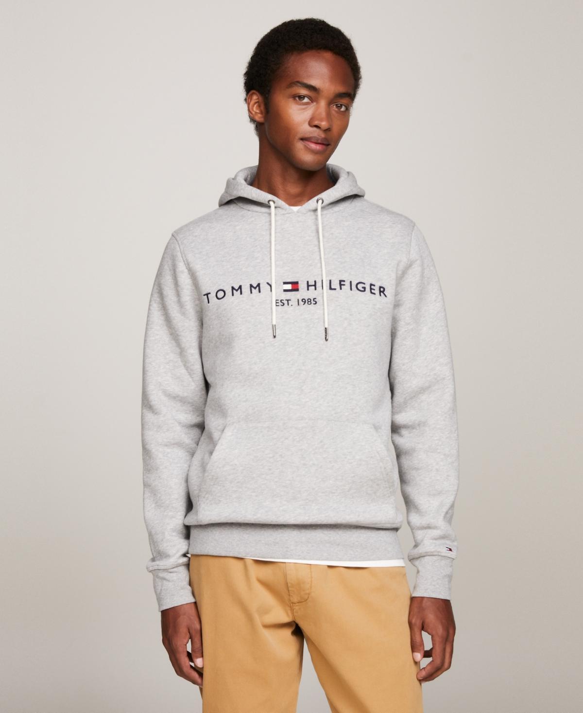 Men's Tommy Hilfiger Embroidered Logo Hoodie, Size: Small, Captain Product Image