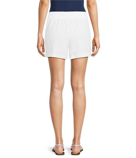 Lilly Pulitzer Captina Linen High Rise Elastic Waist Shorts Product Image