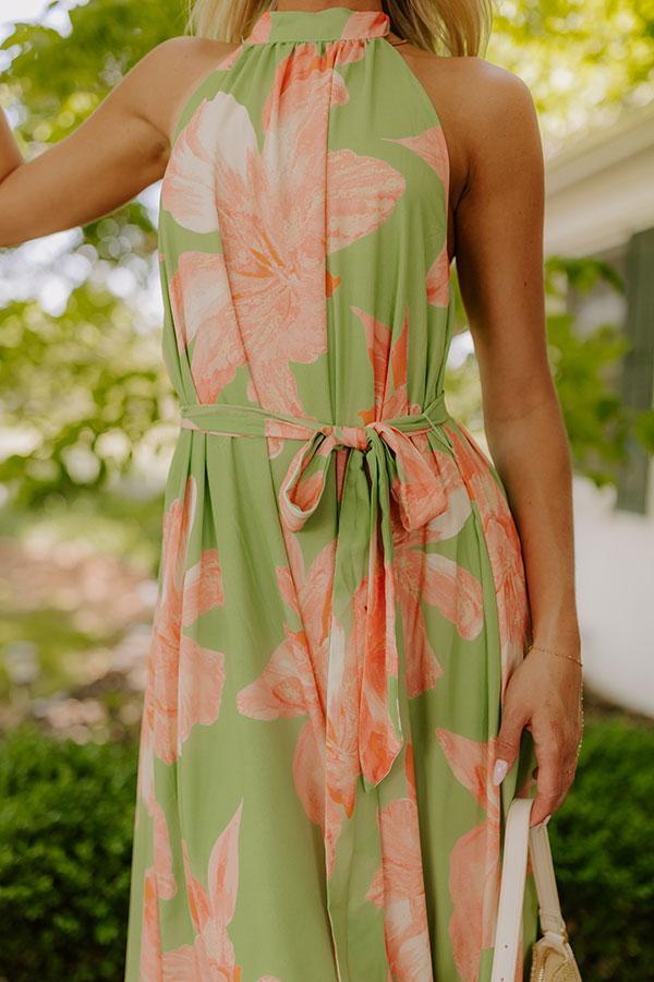 Coastal Blossom Floral Maxi Dress Product Image