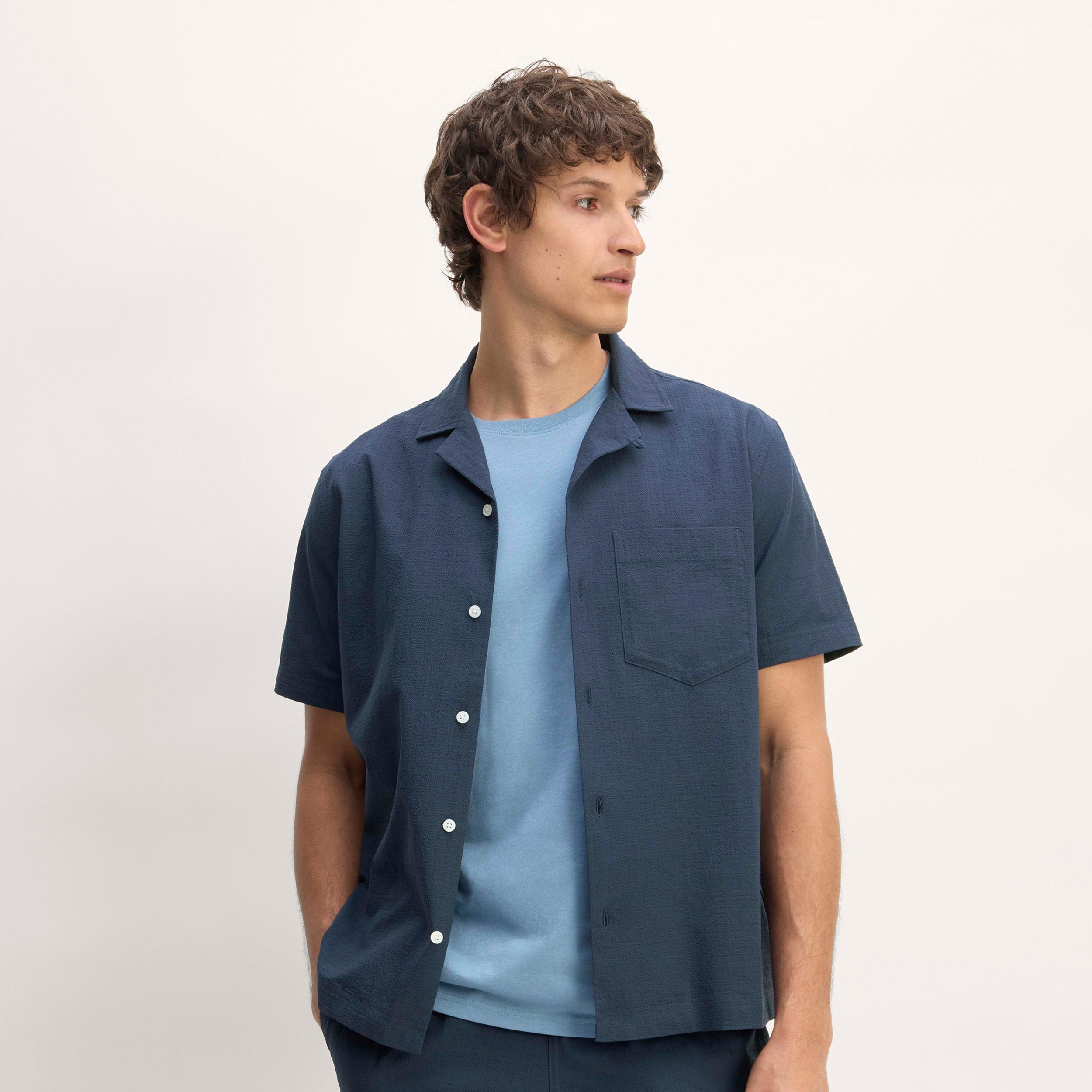 The Seersucker Short-Sleeve Shirt Product Image