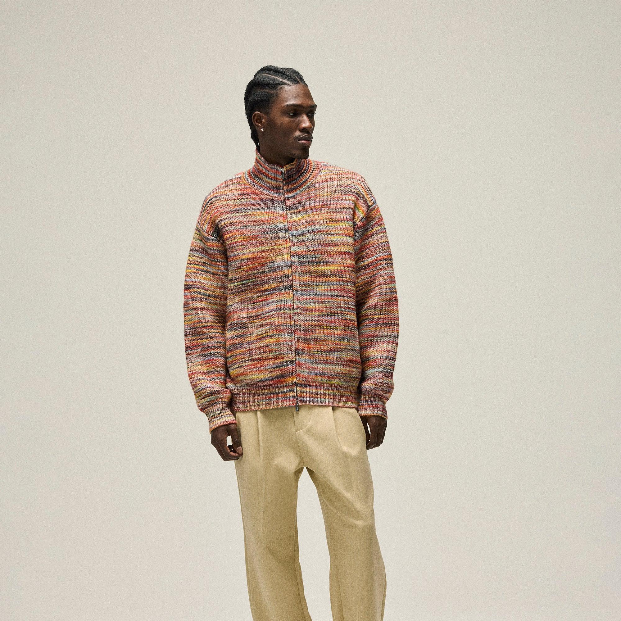 Kith Space Dye Wyona Full Zip Sweater - Fervor Male Product Image