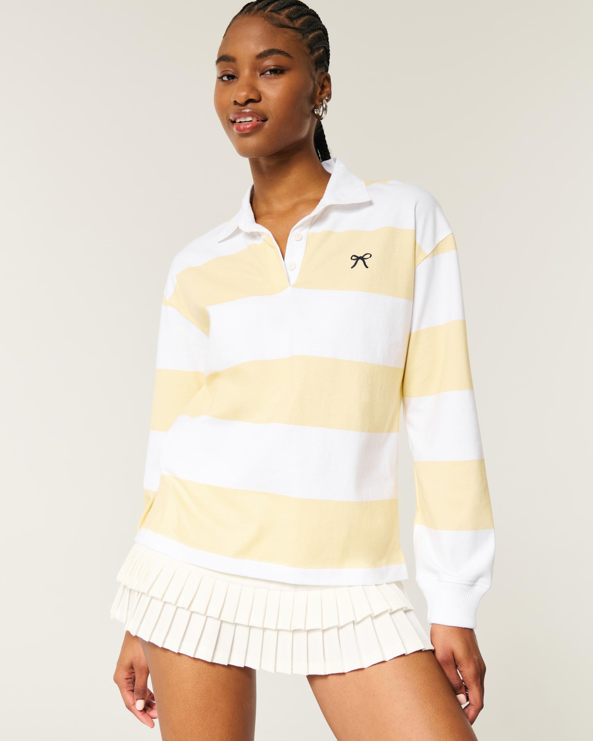 Easy Teddy Bear Graphic Rugby Polo Product Image