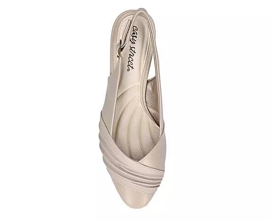 Bates by Easy Street Women's Slingback Pumps, Size: 10, Brown Product Image