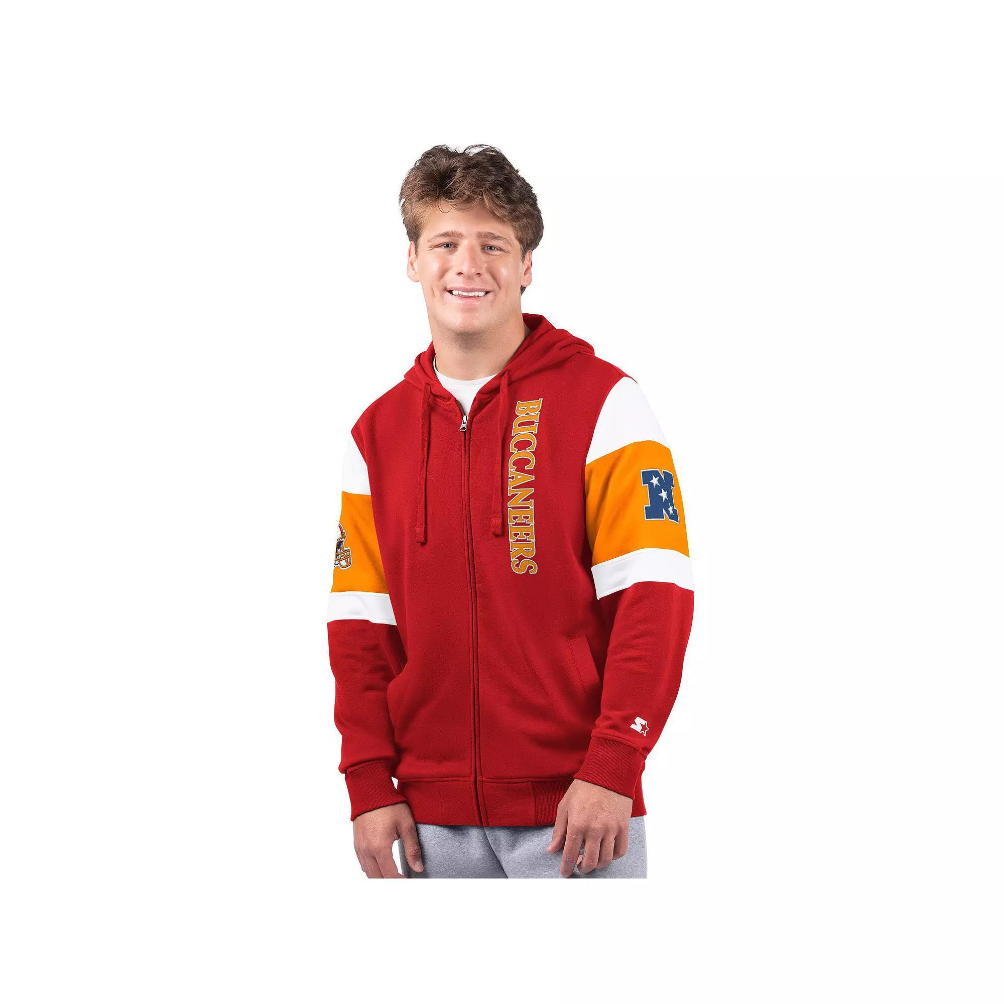 Men's Starter Aqua Miami Dolphins Extreme Vintage Logo Full-Zip Hoodie, Size: Small, Turquoise A Product Image