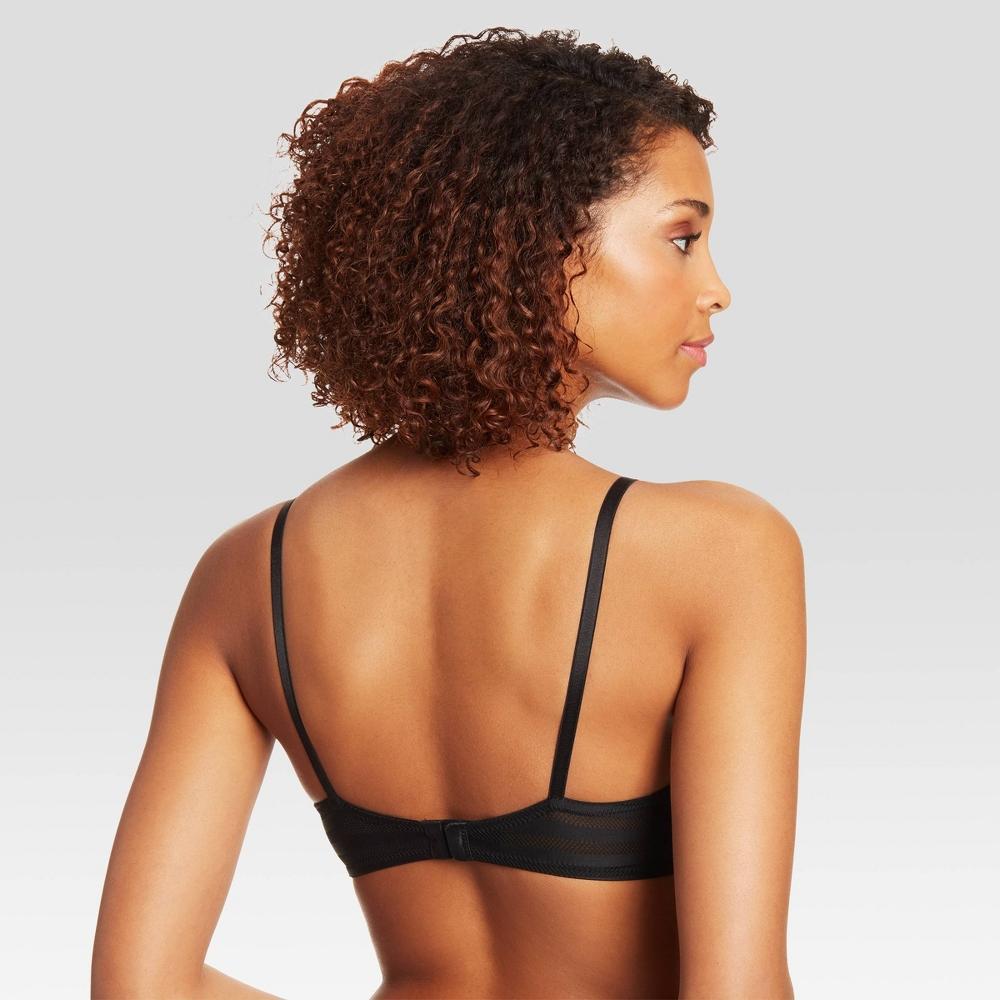 Maidenform Self Expressions Womens Striped T-Shirt Bra 5701 2pk - Beige/Black Stripe 34A Product Image