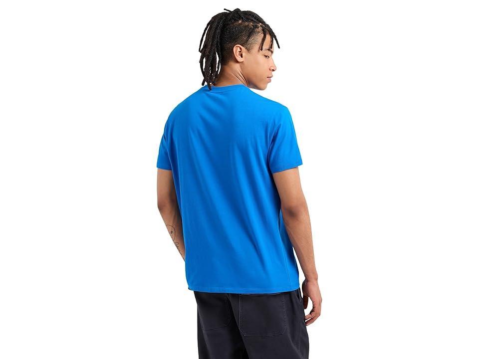 Armani Exchange Large Debossed Ax Logo Regular Fit Tee Men's T Shirt Product Image