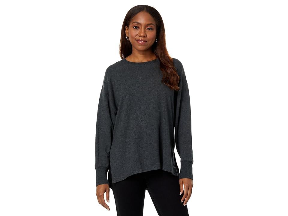 L.L.Bean SoftFlex Crew Neck Dolman Sleeve Pullover Heather) Women's Clothing Product Image