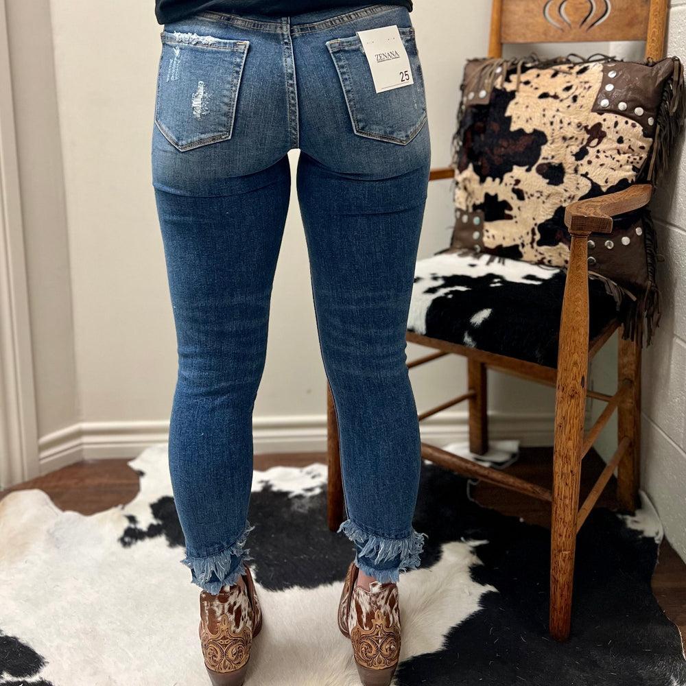 Gots To Have Double Frayed Hem Jeans* Product Image