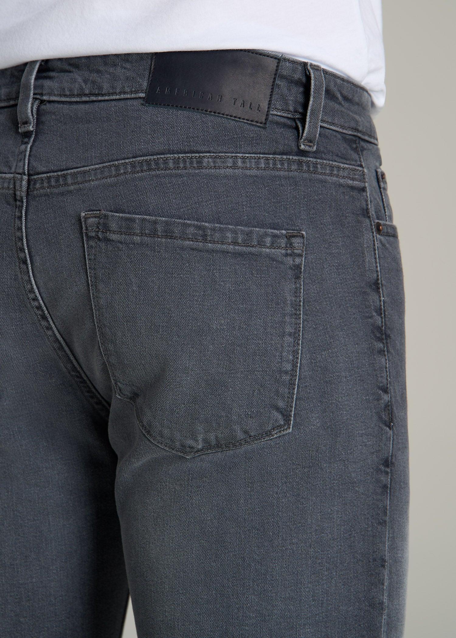 Americana Collection Dylan Slim Fit Jeans For Tall Men in Wolf Grey Product Image